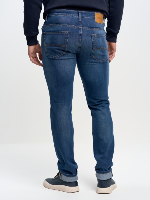 Pánske nohavice skinny jeans JEFFRAY 409